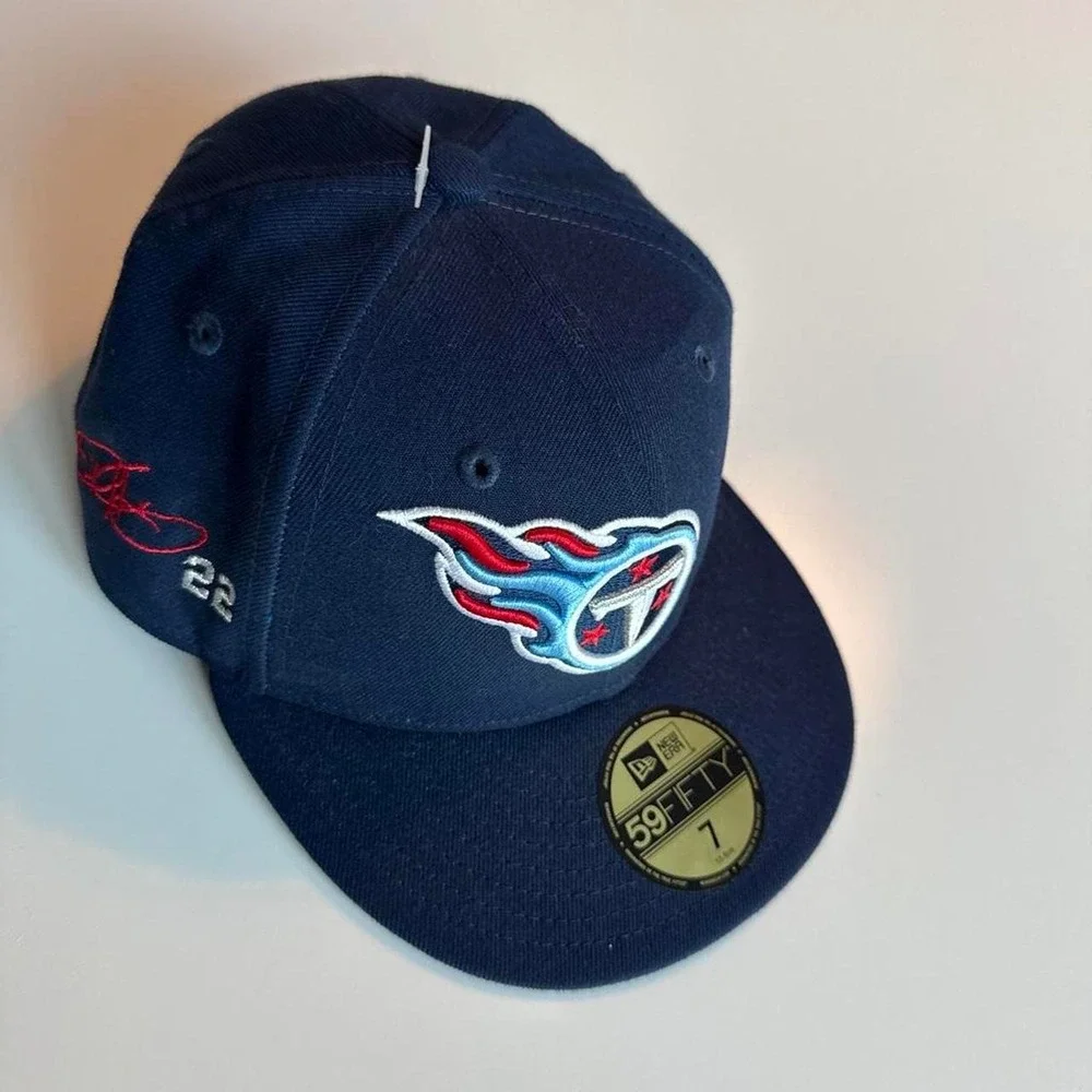 New Era 59Fifty Tennessee Titans Hat with #22 embroidery logo NFL size 7 nwt
